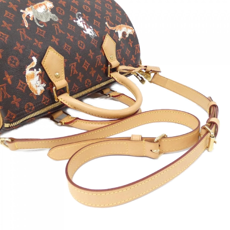Túi xách Boston Louis Vuitton Catgram Speedy Bandoulière 30cm M44401 615004