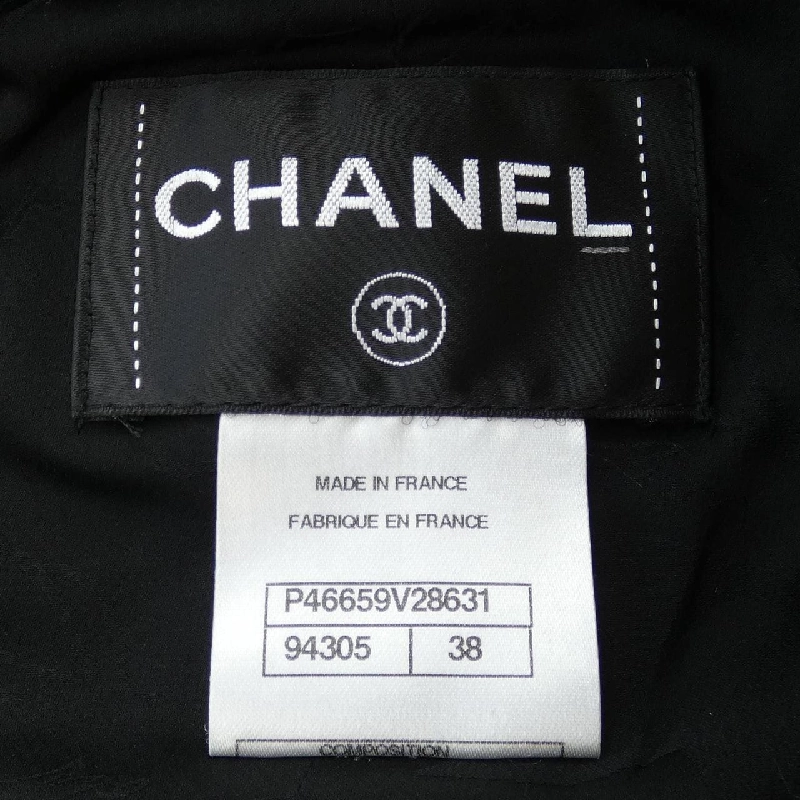 Áo khoác không cổ CHANEL P46659V28631 630414