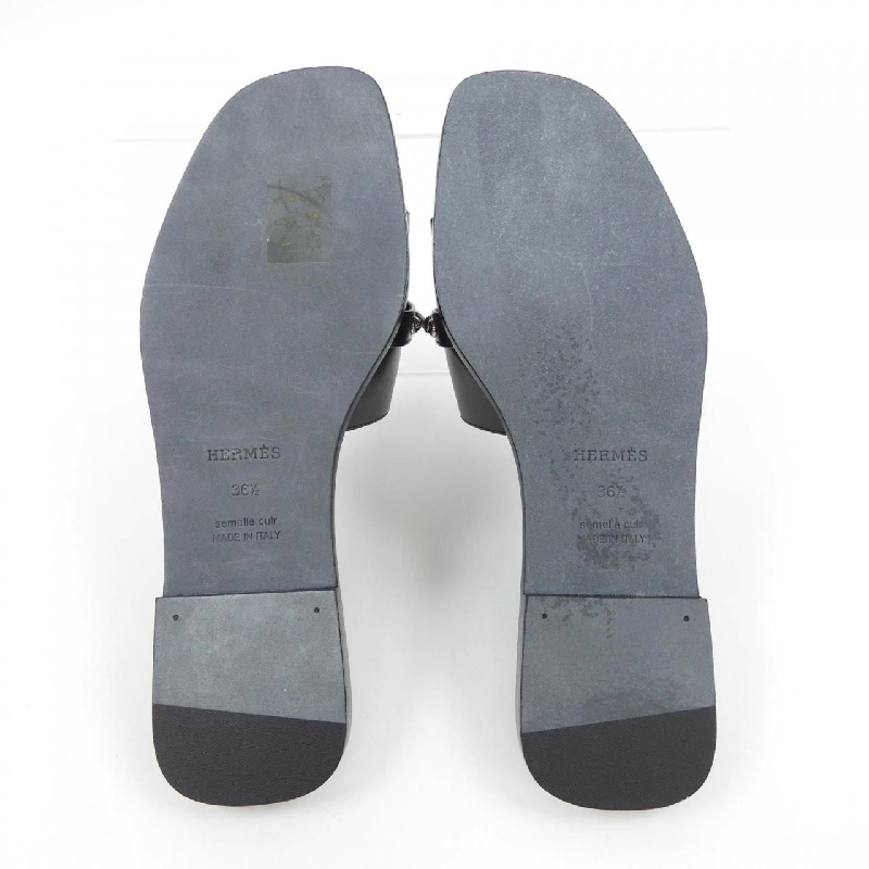 Giày sandal HERMES Julia Kelly Buckle Crepe Medor 242099Z 658475