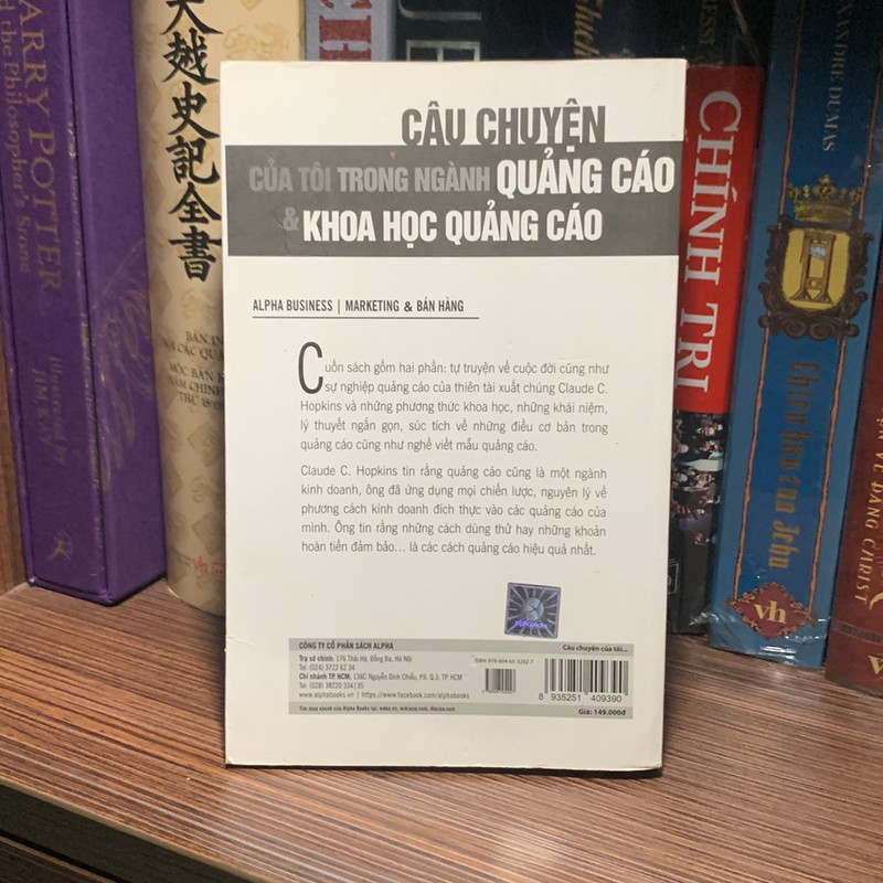 Câu Chuyện Của Tôi Trong Ngành Quảng Cáo Và Khoa Học Quảng Cáo (Tái Bản 2018) 175144