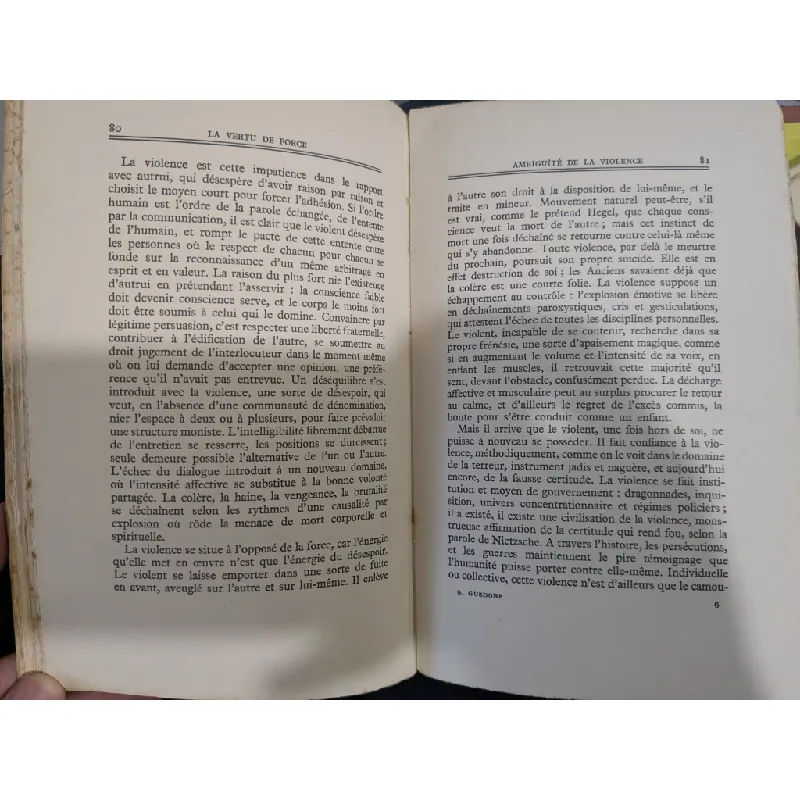 La Vertu de Force - Georges Gusdorf 708812