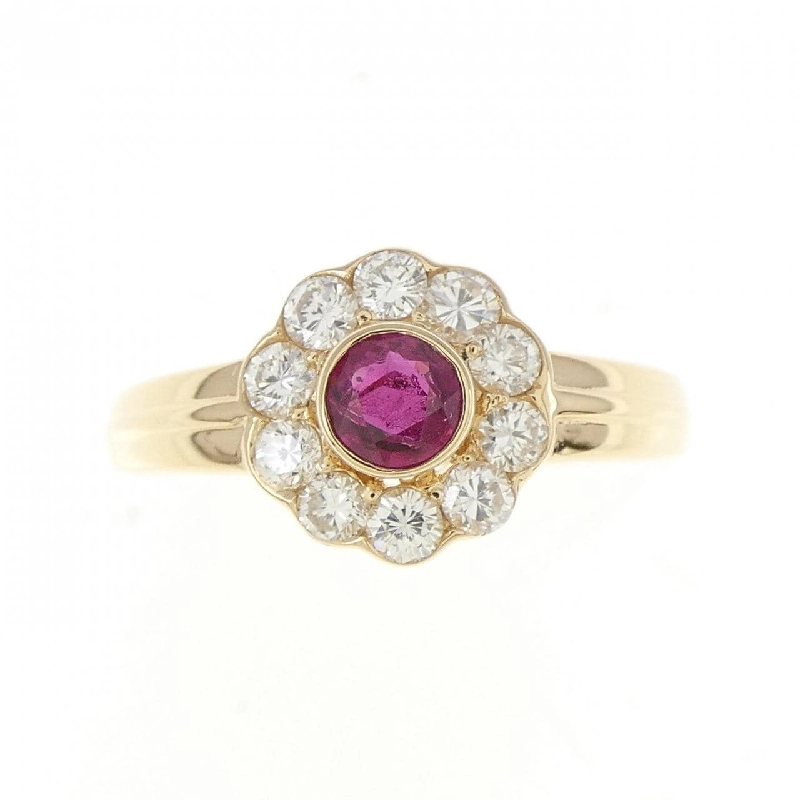 Nhẫn Ruby K18YG 0.22CT 671235
