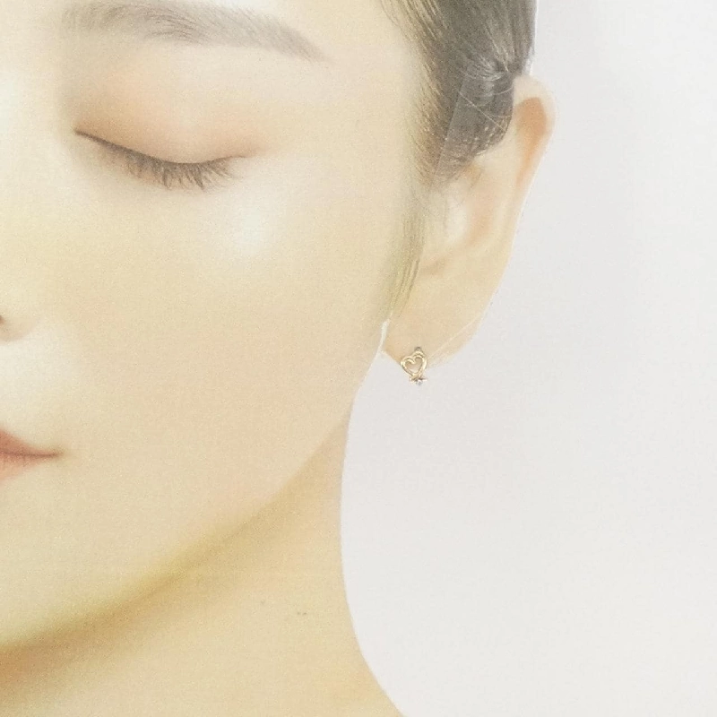 K10YG Bông tai hình trái tim - Hàng hiệu Chính hãng 870852