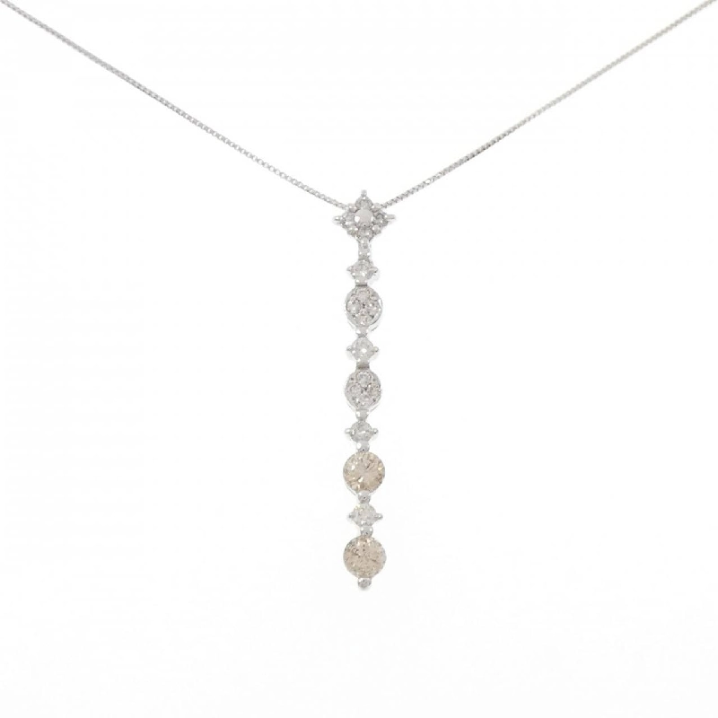 K18WG Dây chuyền kim cương 0.78CT - Hàng hiệu Chính hãng 862149