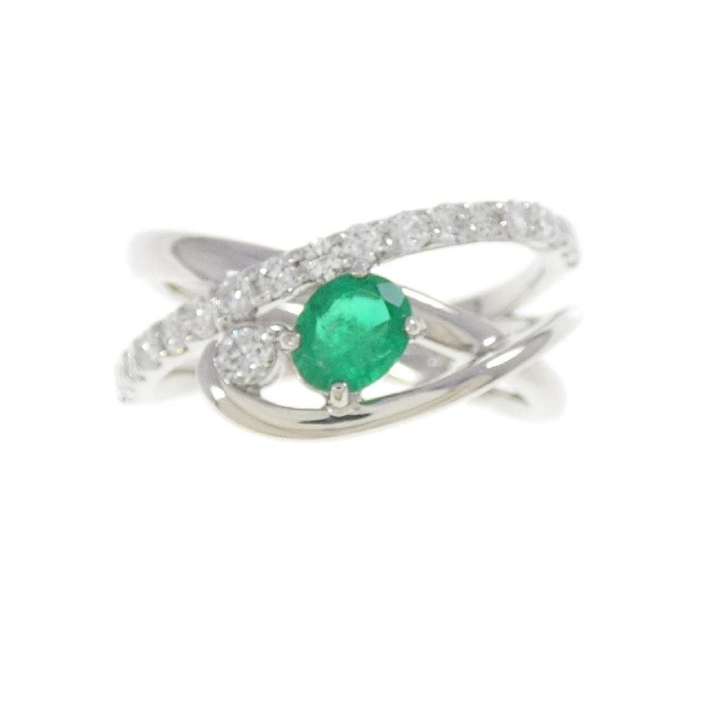 Nhẫn Emerald PT900 0.33CT - Hàng hiệu Chính hãng 852054