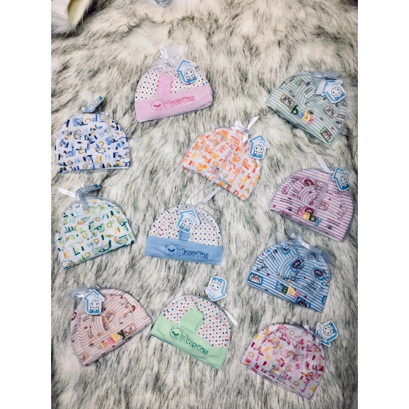 Set 3 Mũ cho bé sơ sinh 474423