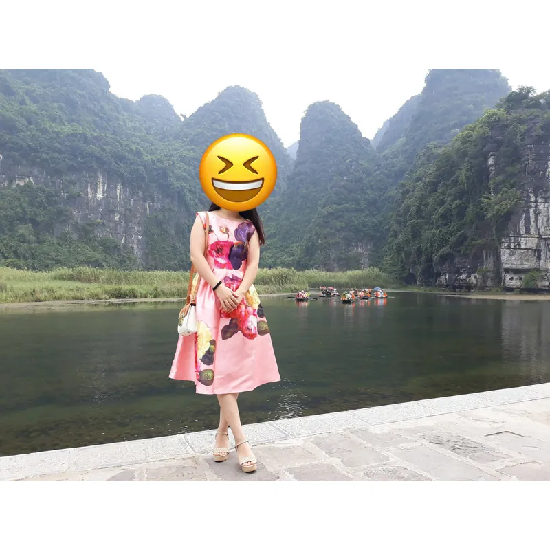 Đầm yếm xanh sz S 1059342