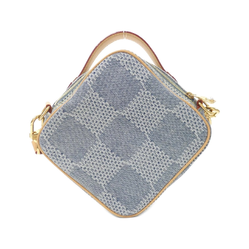 Túi đeo chéo Louis Vuitton Damier Denim 3D Cờ vua N40706 609098