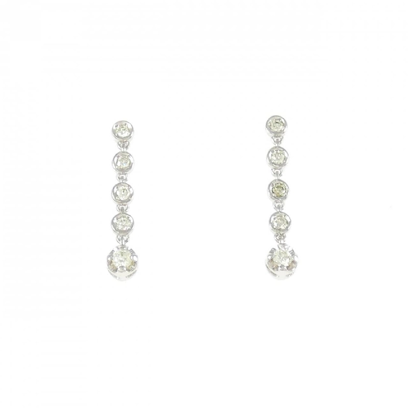 K18WG Bông tai Kim cương 0.12CT - Hàng hiệu Chính hãng 870105