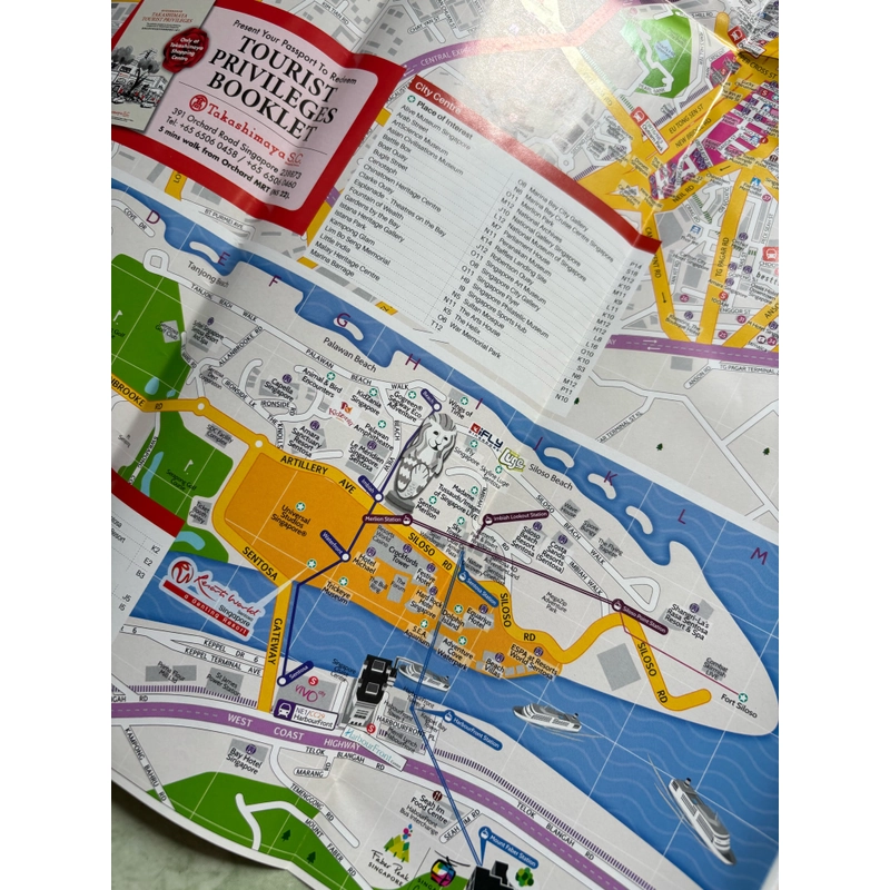 Bản đồ du lịch Singapore  502879