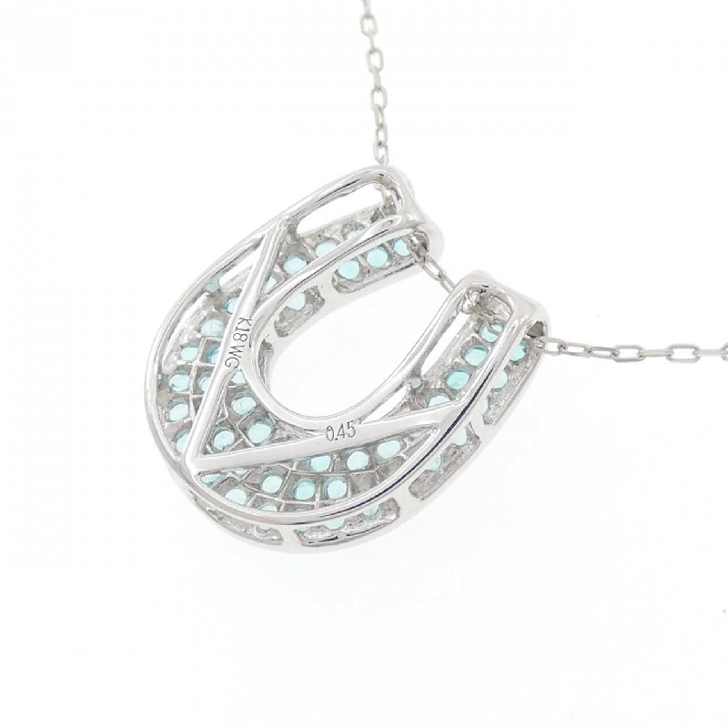 K18WG Tourmaline Necklace 0.45CT - Hàng hiệu Authentic 858136