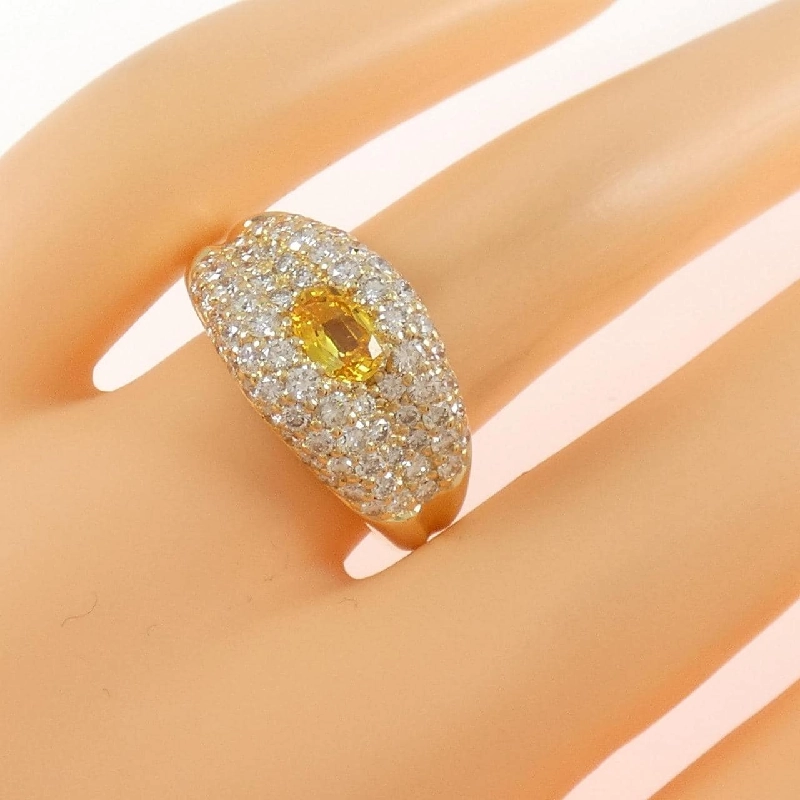 Nhẫn Sapphire 750YG 0.48CT - Hàng hiệu Chính hãng 853798