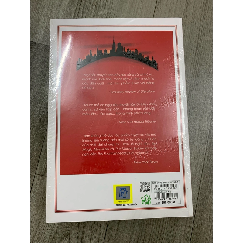 Suối nguồn, sách mới nguyên seal. 999 458293