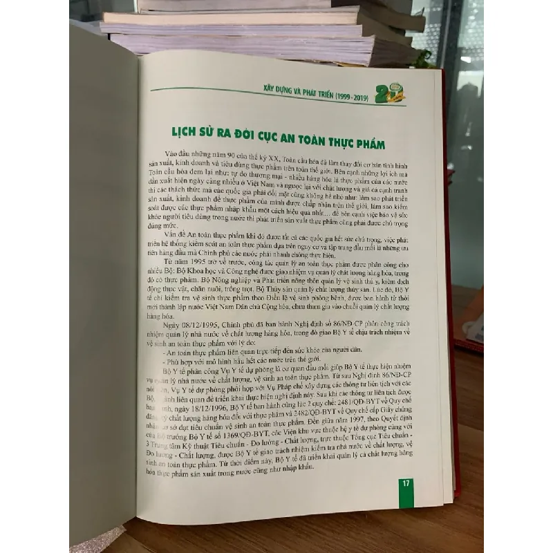 cục an toàn thực phẩm 20 năm xây dựng và phát triển 1999-2019 717528