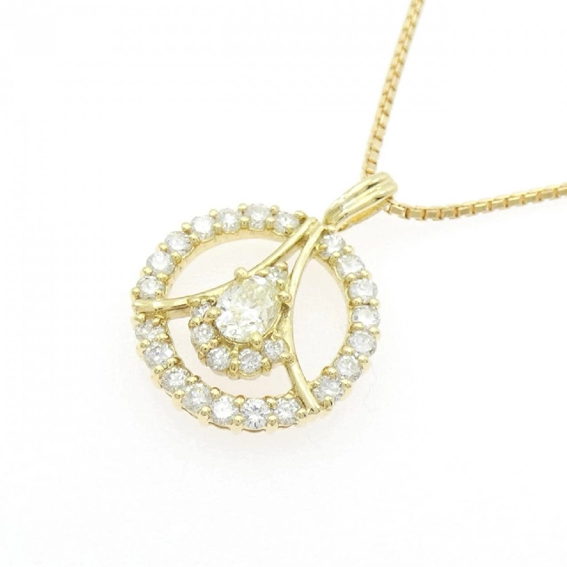 Dây chuyền kim cương K18YG 0.30CT - Hàng hiệu Chính hãng 856909