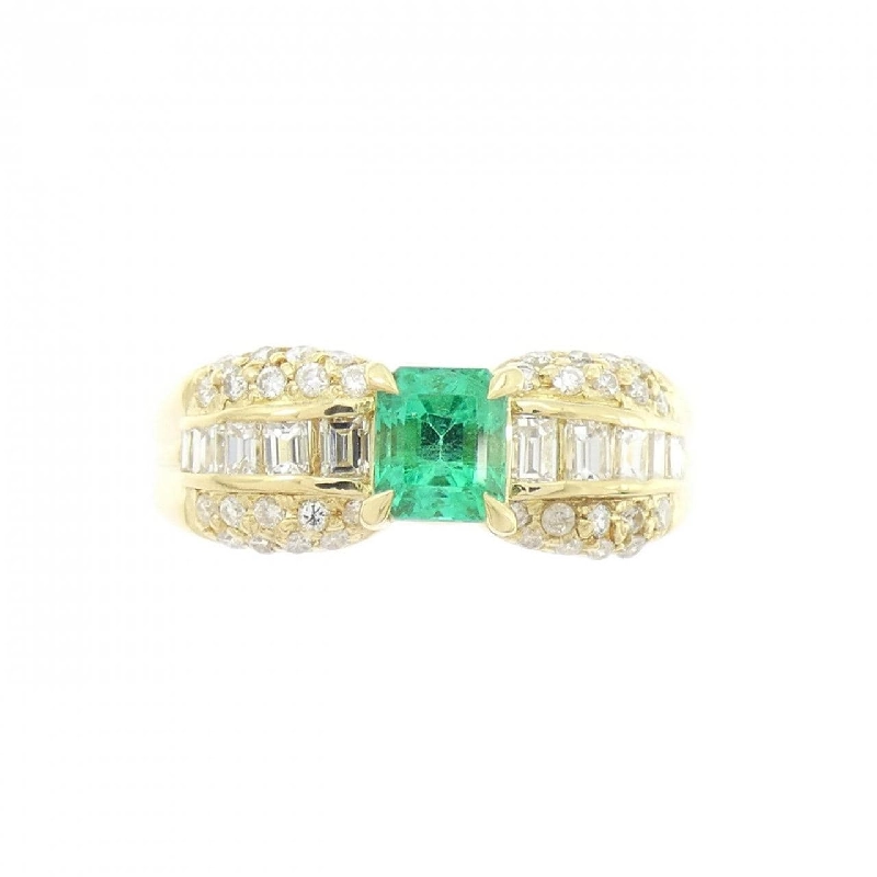 Nhẫn Emerald K18YG 0.45CT - Hàng hiệu Chính hãng 854219