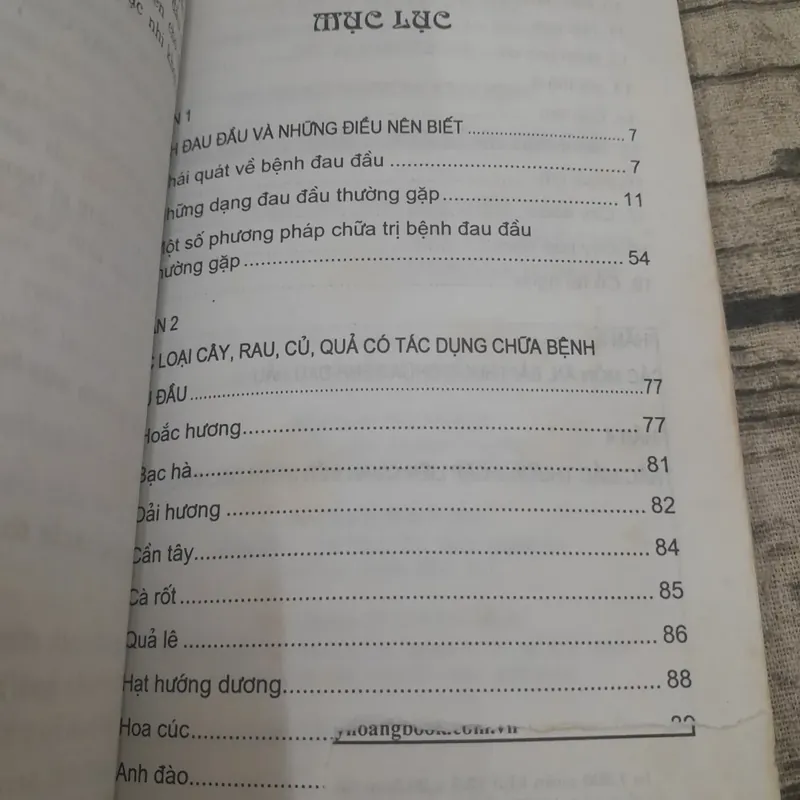 Món ăn bài thuốc- Chữa bệnh Đau Đầu. Tác giả Minh Việt 716503