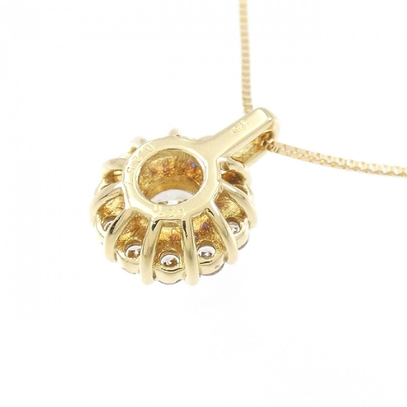 K18YG Dây chuyền kim cương 0.257CT - Hàng hiệu Chính hãng 862546