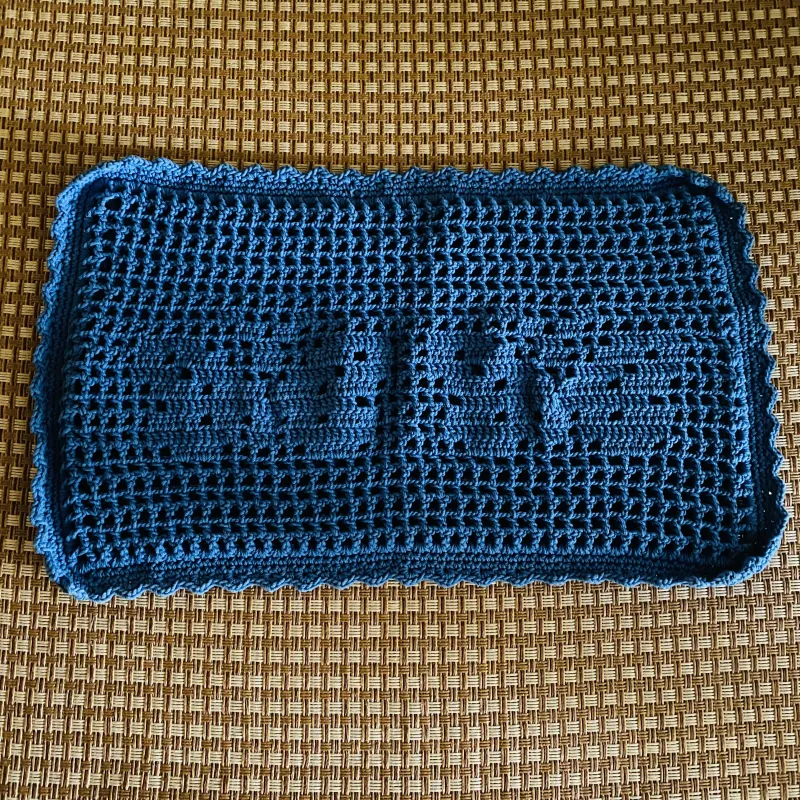 [Hàng si] Khăn trải bàn đan móc 749541