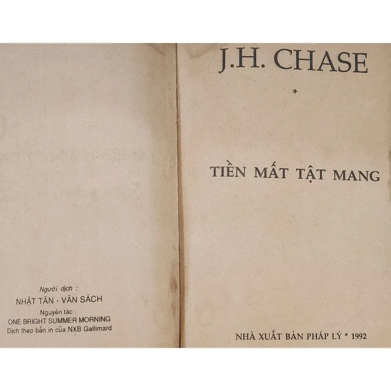 Tiểu thuyết của nhà văn James Hadley Chase: TIỀN MẤT TẬT MANG 719730