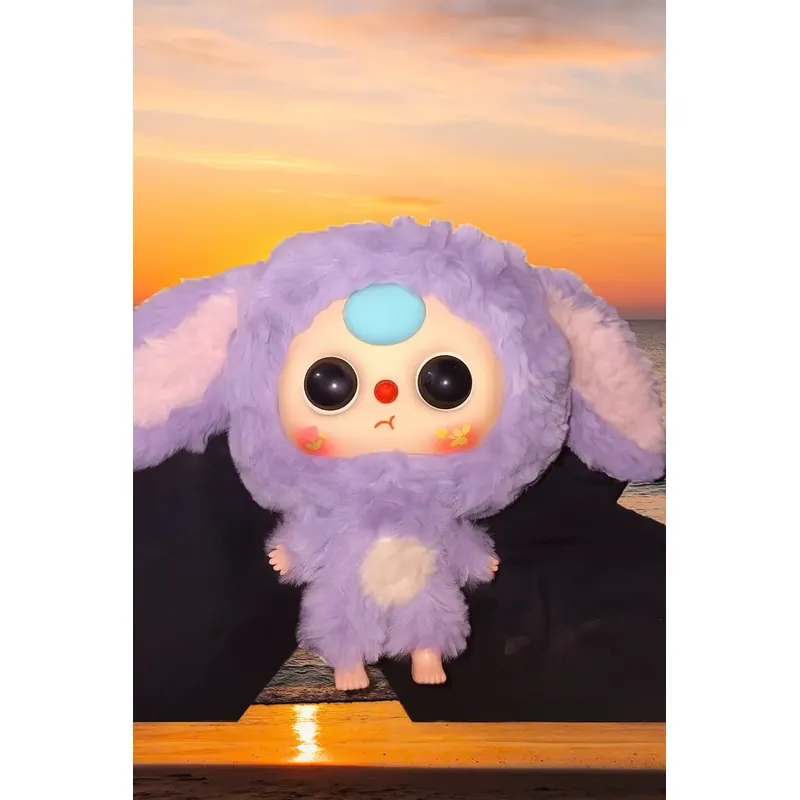 Đồ chơi nhồi bông vải lông màu tím 604661