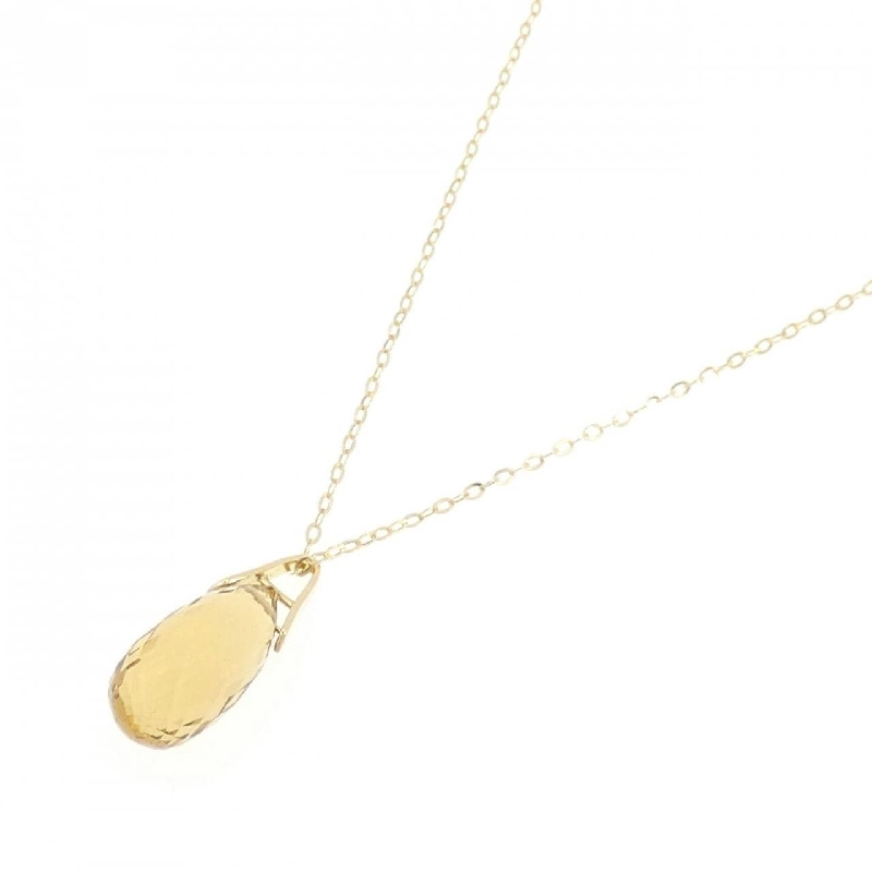 K18YG Mặt dây chuyền Citrine 12.00CT - Hàng hiệu Chính hãng 848394