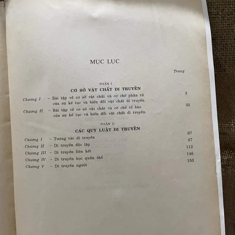 Bài tập đi truyền - NGUYỄN MINH CÔNG - VŨ ĐỨC LƯU - LÊ ĐÌNH TRUNG 926119
