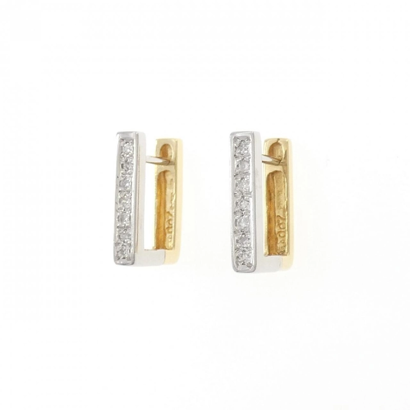 K18YG/PT900 Bông tai kim cương 0.14CT - Hàng hiệu Chính hãng 870258