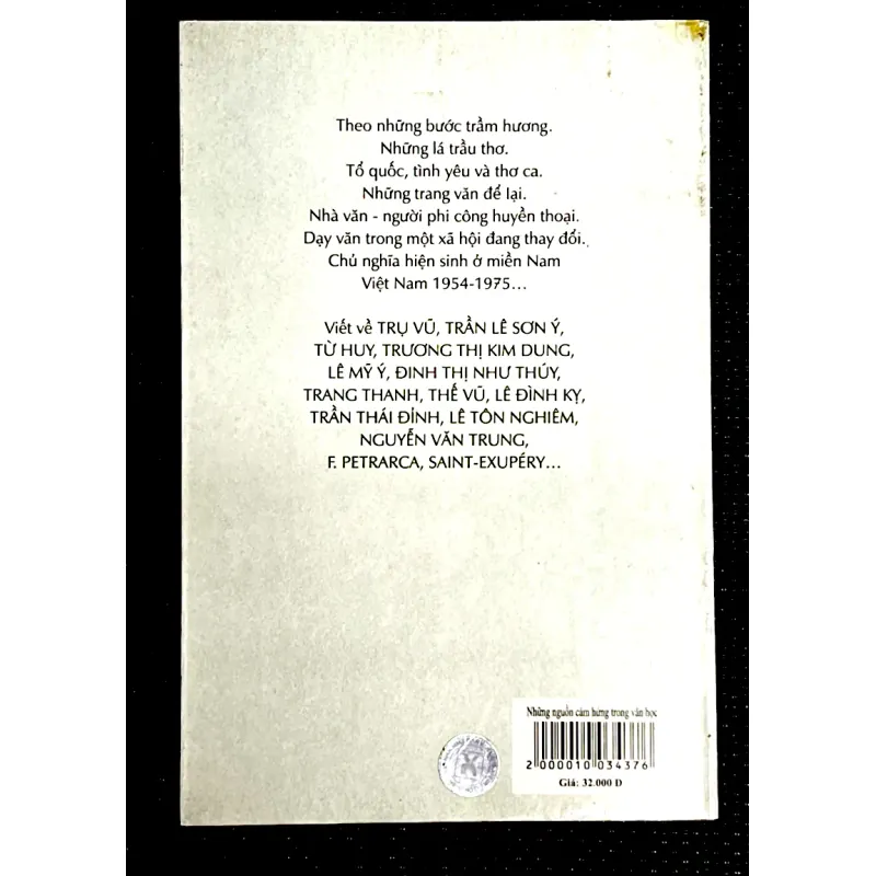 NHỮNG NGUỒN CẢM HỨNG TRONG VĂN HỌC - Tiểu Luận- Phê Bình 1005544