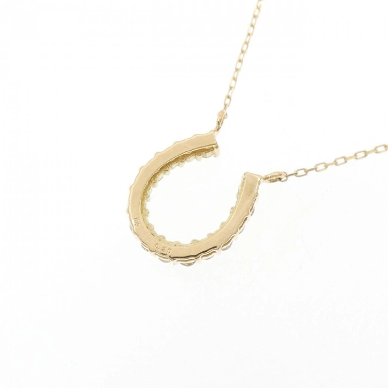 Dây chuyền kim cương hình móng ngựa K18YG 0.20CT - Hàng hiệu Chính hãng 860028