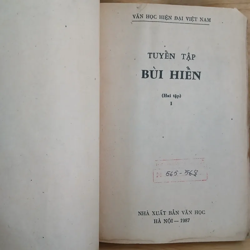 Tuyển Tập Bùi Hiển (Tập 1) - Phan Cự Đệ 596487