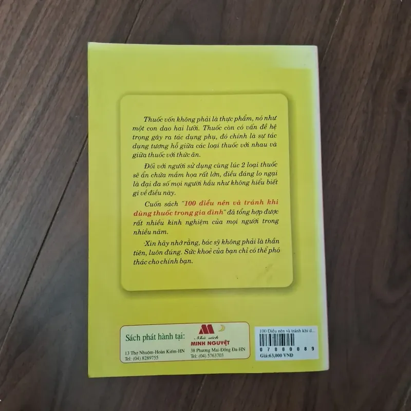 100 điều nên và tránh khi dùng thuốc tring gia đình 592999