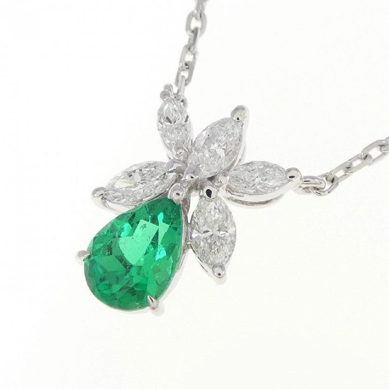 Mikimoto Emerald Necklace 0.67CT - Hàng hiệu Authentic 842208
