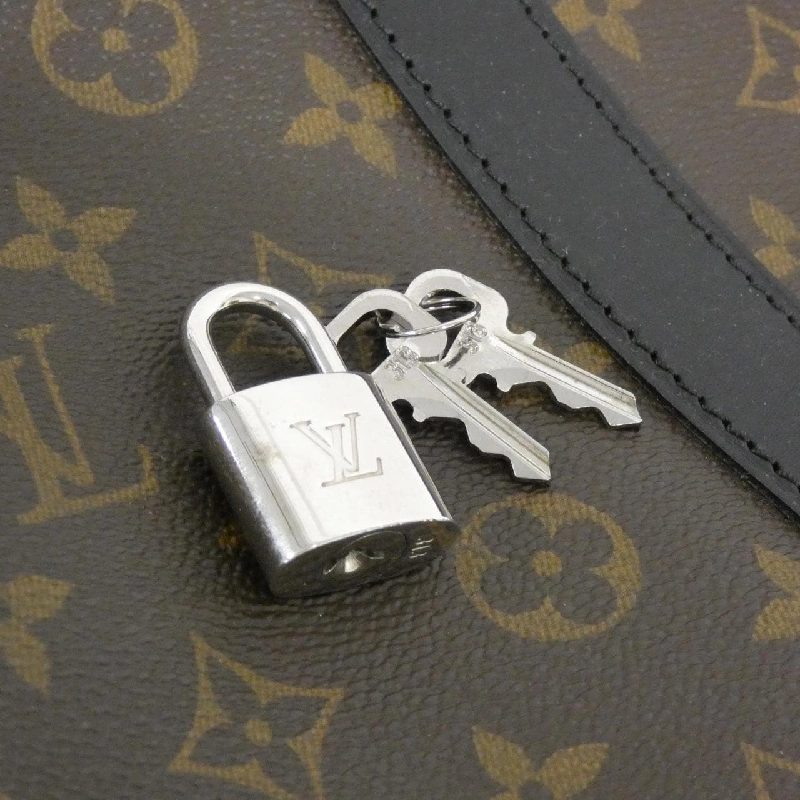 Túi xách Boston Louis Vuitton Monogram Macassar Keepall Bandoulière 55cm M56714 - Hàng hiệu Authentic 770759