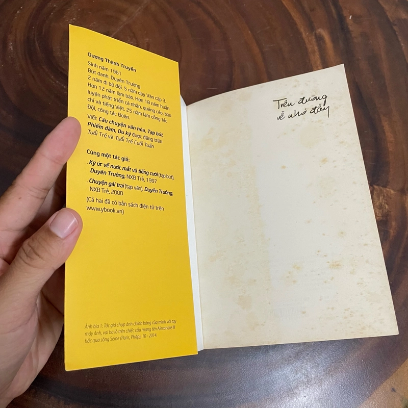 II Tựa sách: Trên Đường Về Nhớ Đồng (Du Ký) - Dương Thanh Truyền - 2015 463341