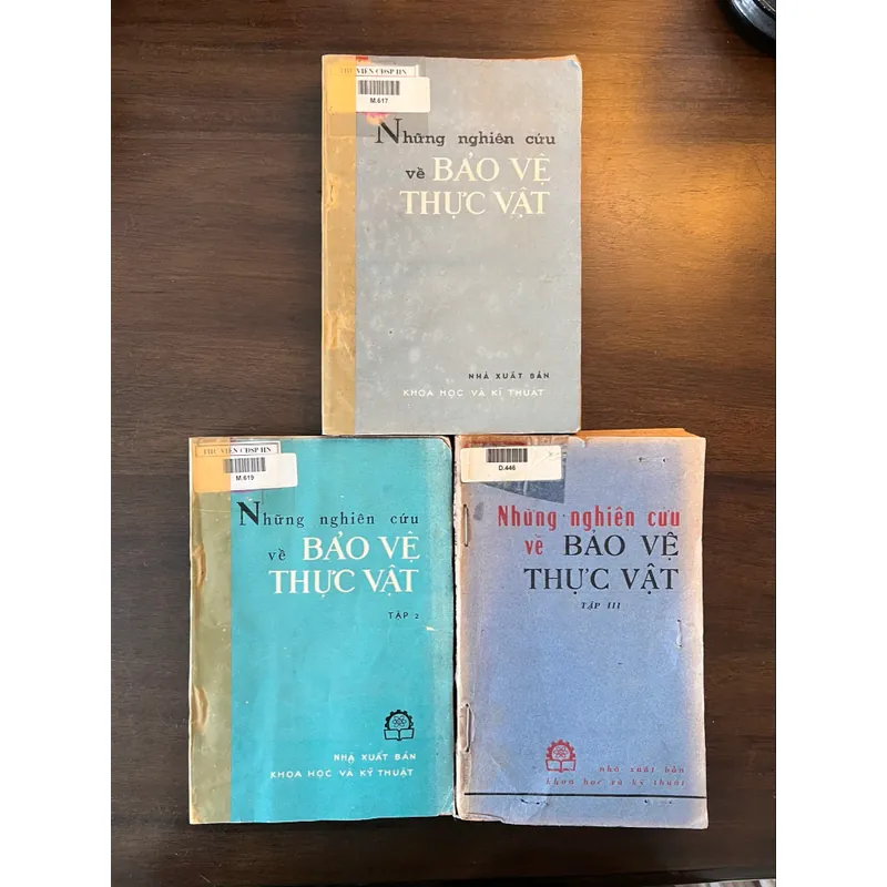 📖 (Hiếm) Những nghiên cứu về bảo vệ thực vật (trọn bộ 3 tập) 565188