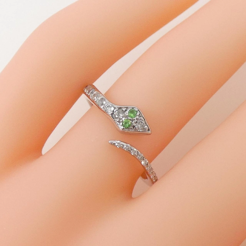 Nhẫn Garnet Full Eternity 750WG 669678