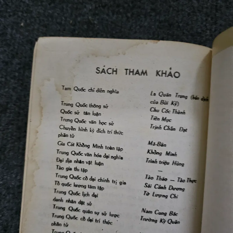 Nói chuyện tam quốc - vũ tài lục - sách in hải ngoại 747369