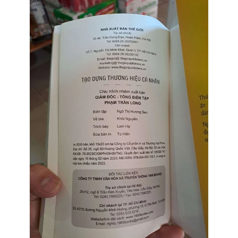 Tạo dựng thương hiệu cá nhân - Yamamoto Hideyuki MARKETING KINH DOANH HCM0910 924490