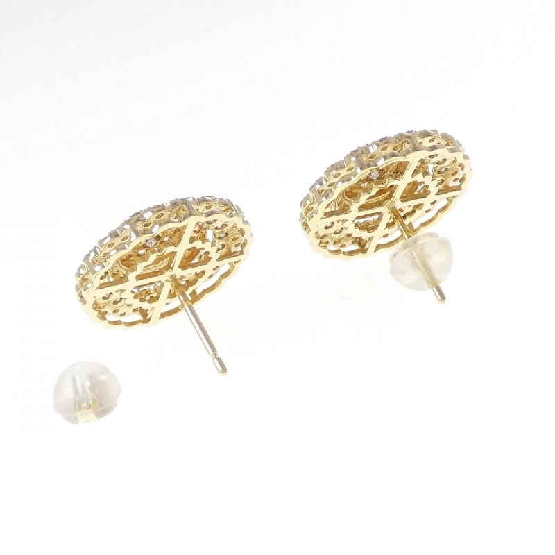 K18YG Bông tai kim cương 2.00CT - Hàng hiệu Chính hãng 864516