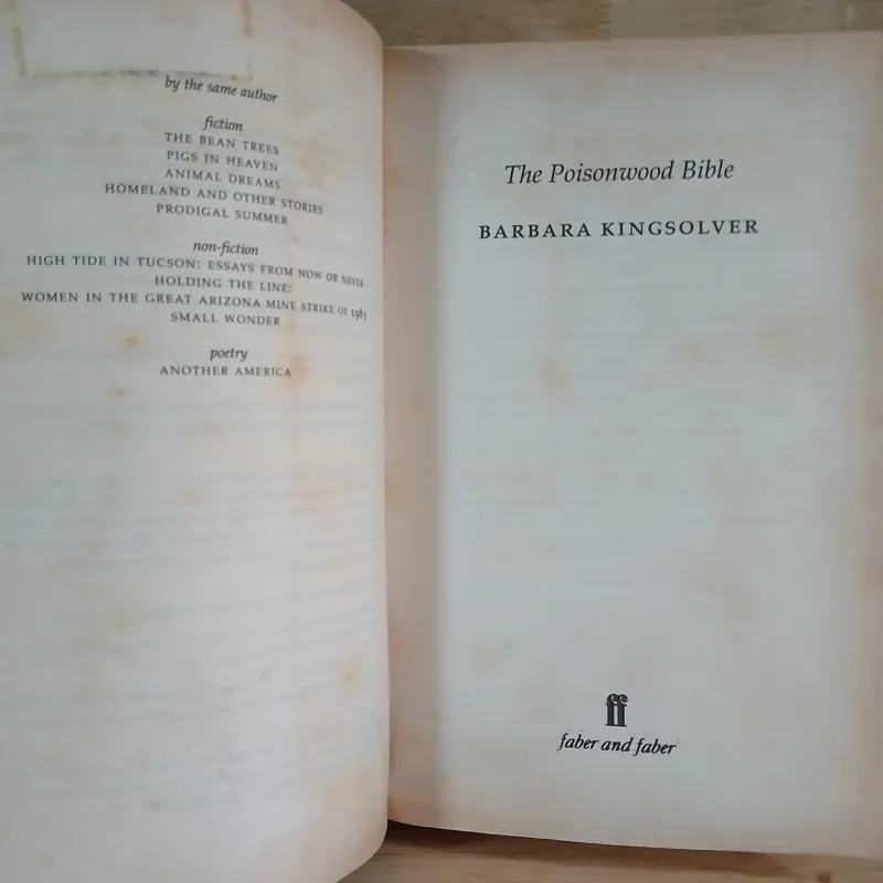 The Poisonwood Bible - Barbara Kingsolver 711400