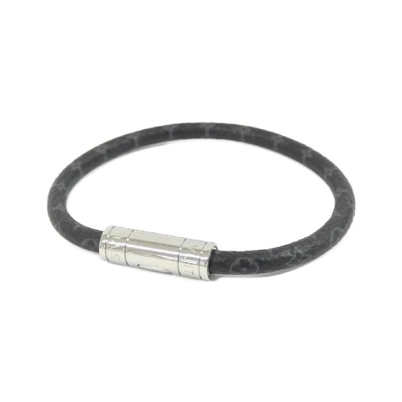 Vòng tay Louis Vuitton Monogram Eclipse Keep It 19cm M4026E 624399