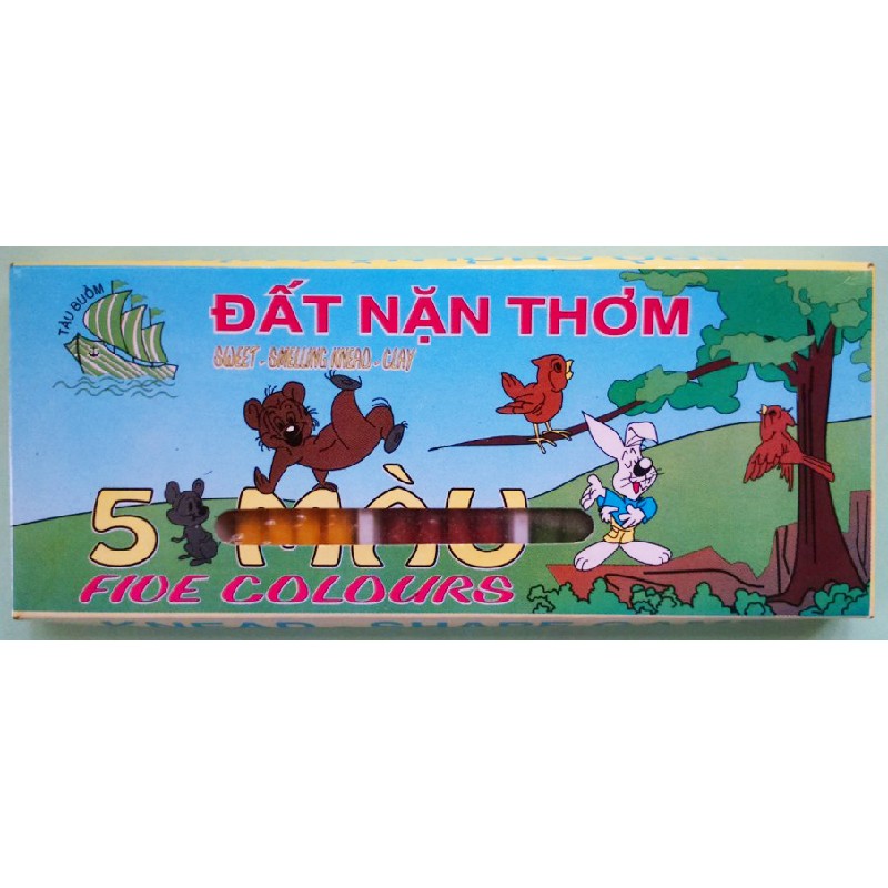 Đất nặn thơm 5 màu Five Colours huyền thoại tuổi thơ thế hệ 8x, 9x 16473