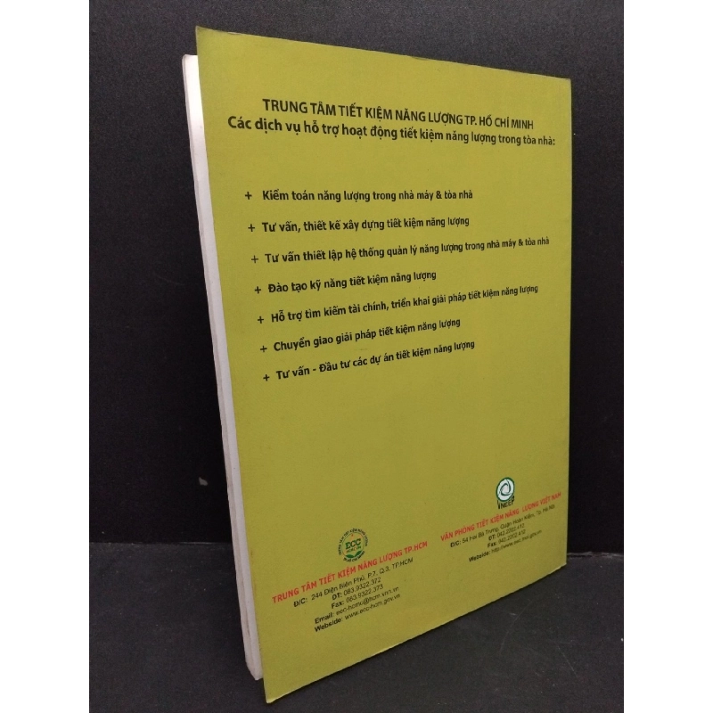 Sổ tay kiểm toán năng lượng trong toà nhà mới 80% ố bẩn nhẹ 2009 HCM.TN2906 923086