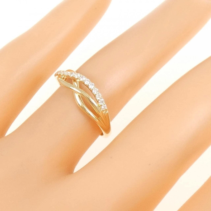 Nhẫn kim cương K18YG 0.12CT - Hàng hiệu Authentic 854291