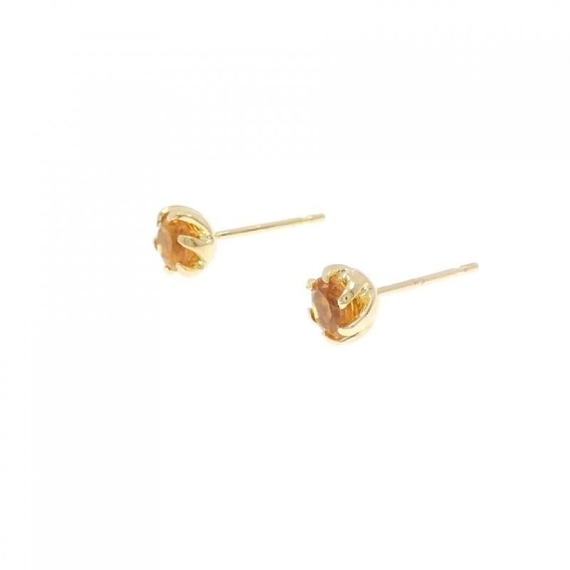 K18YG Citrine Bông tai - Hàng hiệu Chính hãng 868174