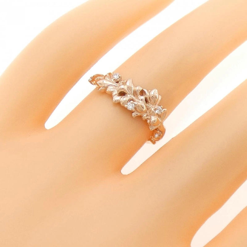 Nhẫn kim cương K14PG 0.07CT 671555