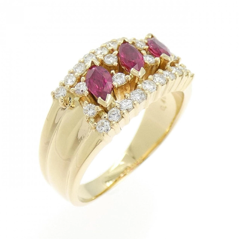 Nhẫn Ruby 18KYG 0.57CT - Hàng hiệu Chính hãng 852076