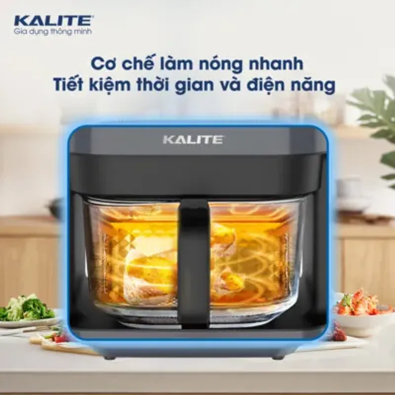 Nồi Chiên Không Dầu KALITE KL6000 – 6L 🌟 Giòn Nhanh – Ngon Khỏe Mỗi Ngày 714195