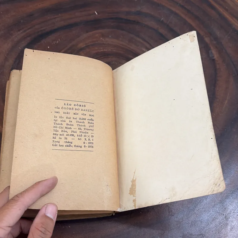 II Văn Học Pháp: Lão Gôriô - ÔNÔRÊ ĐƠ BANZĂC - 1976 1008502